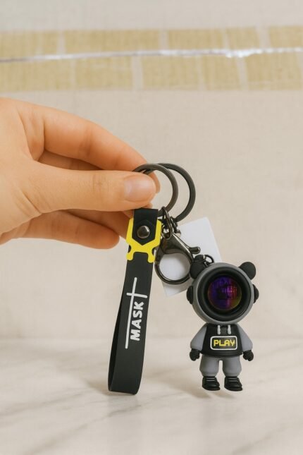 ✨ Llavero Astronauta LED “PLAY” con Cinta de Mano BUYU ✨