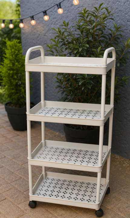 ESTANTE DE ALMACENAMIENTO CON RUEDAS