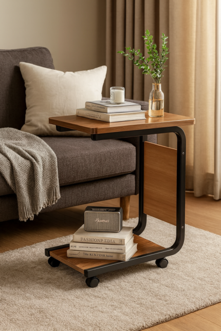 MESITA AUXILIAR DE ESQUINA MODERNA