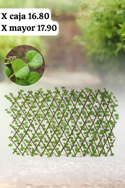 VALLA DE HOJAS ARTIFICIALES