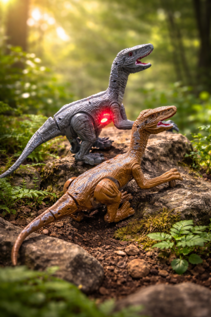 👾DINOSAURIO ROBOT INTERACTIVO CON LUCES