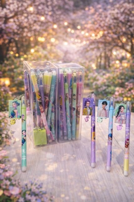 👾LAPICERO K-POP MAGICO BORRABLE + LLAVERO