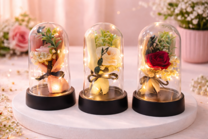 CUPULA DE ROSAS CON LUCES