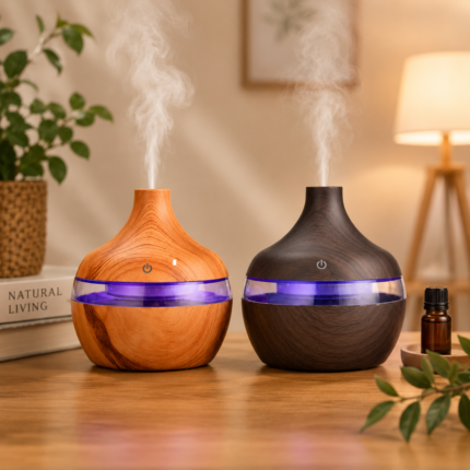 💥DIFUSOR DE AROMA PREMIUN MADERA LED 🚨