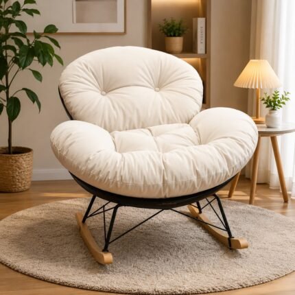 💥SILLON MECEDORA NORDICO ACOLCHADO🚨